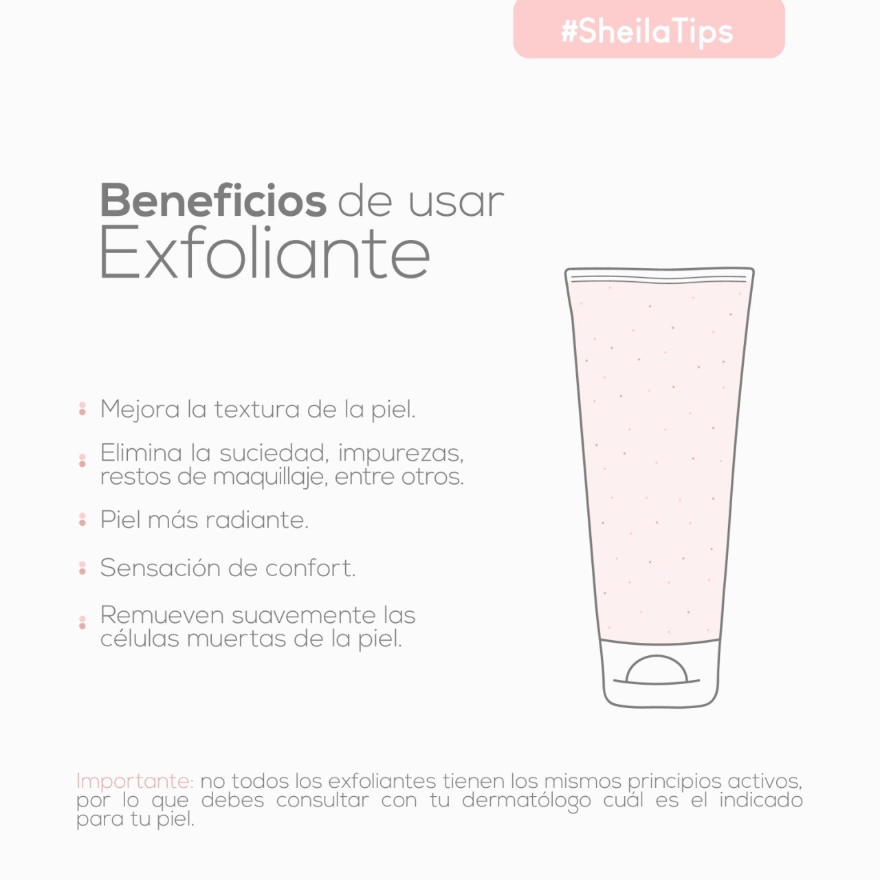 Beneficios de usar exfoliante