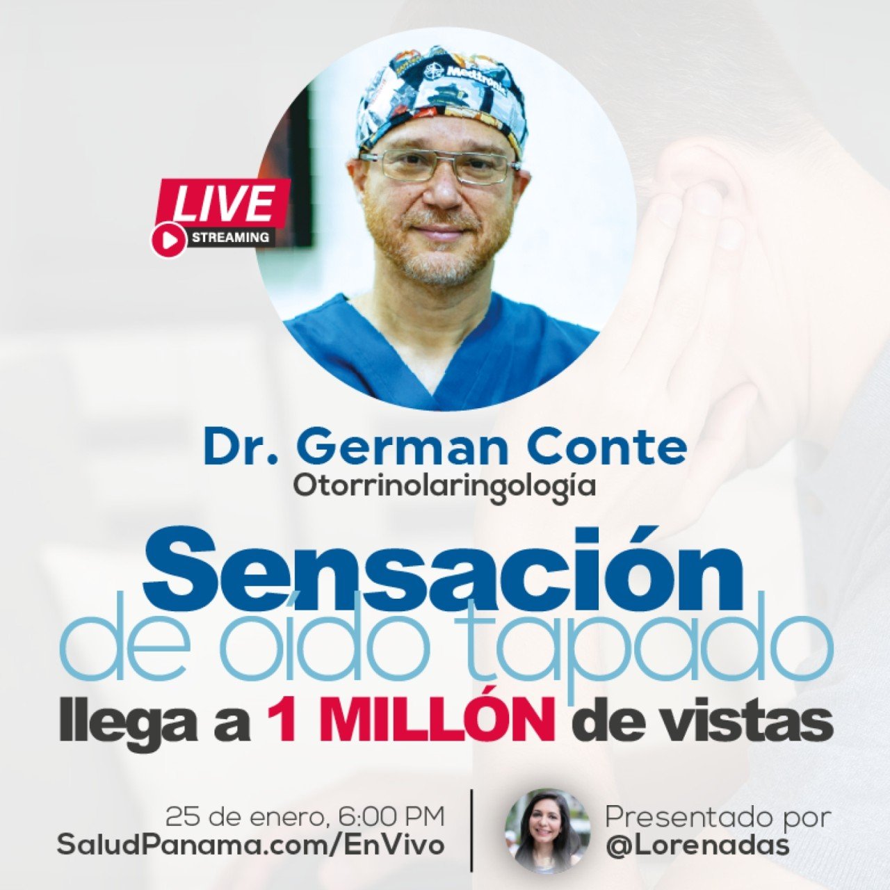 Sensación de Oído Tapado con Dr. German Conte