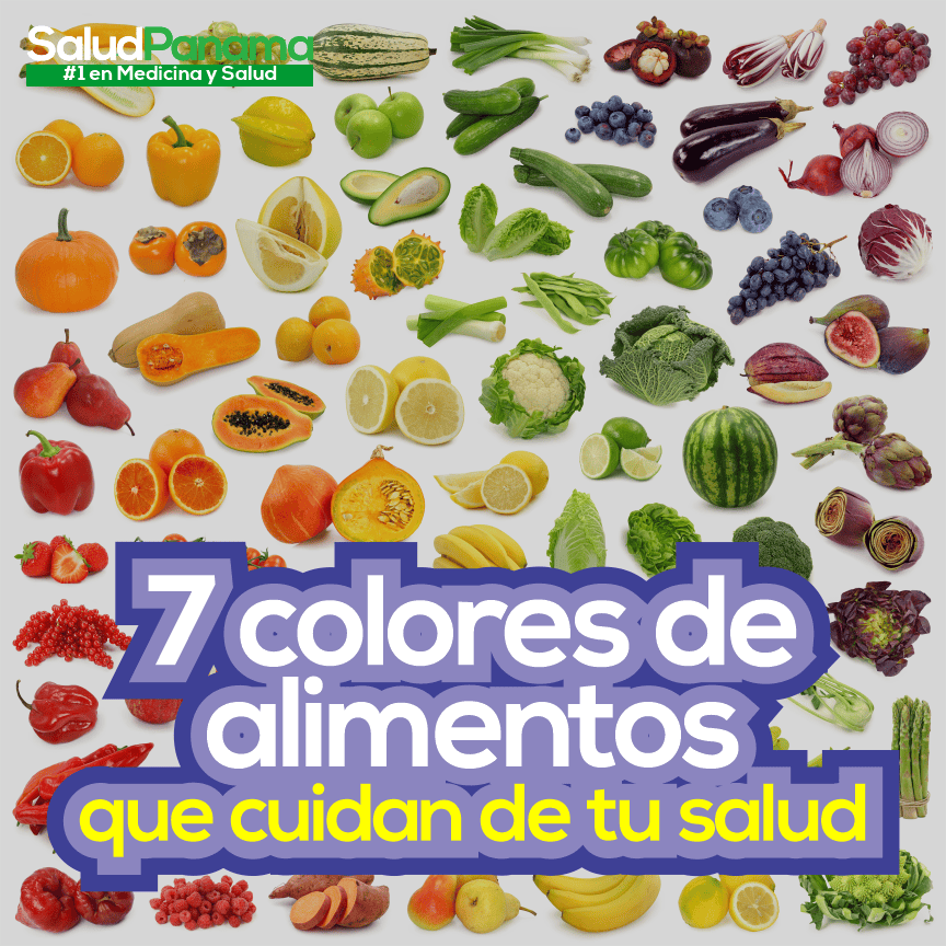 7 colores de alimentos que cuidan de tu salud