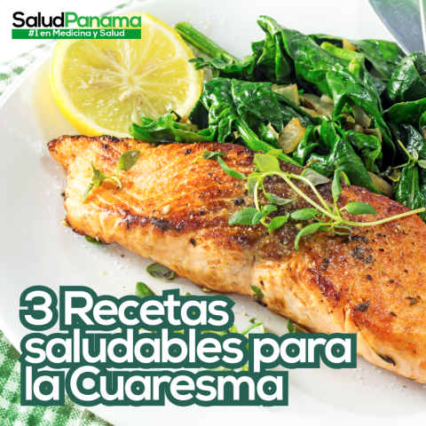 Tres recetas saludables para la Cuaresma