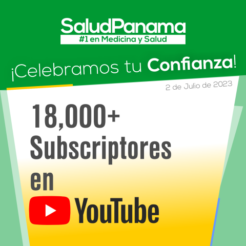 18 mil subscriptores de SaludPanama en YouTube