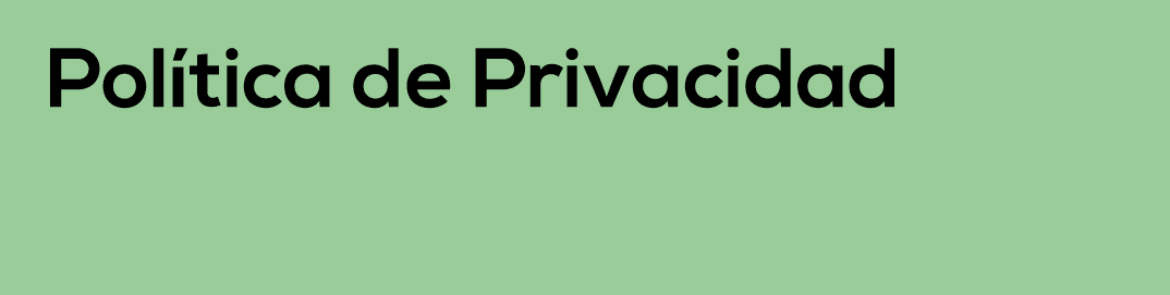 Política de Privacidad