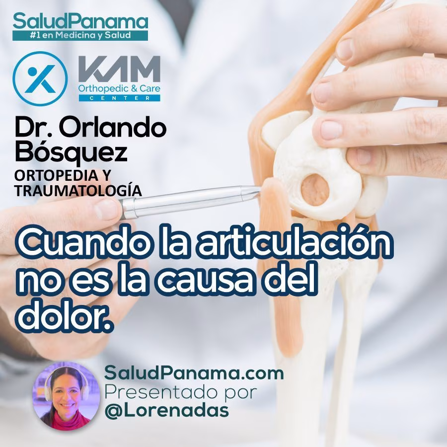 Cuando la articulación no es la causa del dolor